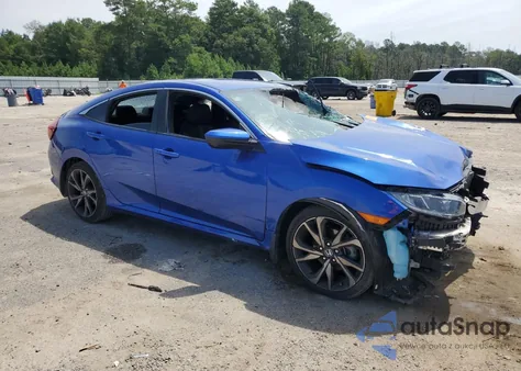 2021 Honda Civic Sport из США, поврежденный, VIN 2HGFC2F8XMH516363